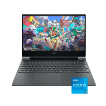 Laptop Gamer HP Victus, Intel Core i5 13420H, GeForce RTX 3050 6GB, 8GB, 512GB SSD, 15.6" FHD 144Hz, Windows 11 Home, Inglés, Mica Silver – 15-fa2013d