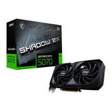 Tarjeta Gráfica MSI GeForce RTX 5070 Shadow 2X OC, 12 GB GDDR7, PCIe 5.0, Dual Ventilador – RTX5070-Shadow-2X-12G