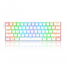 Teclado Mecanico Redragon Draconic K530W-RGB White, 60%, Switches Redragon Brown