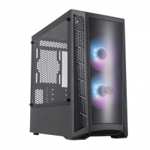 Gabinete Cooler Master MasterBox MB320L ARGB, Micro-ATX Cristal Templado, 2 Ventiladores - MCB-B320L-KGNN-S02