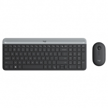 Combo de Teclado y Mouse Logitech Slim Combo MK470, Inalambrico, Español - 920-009437