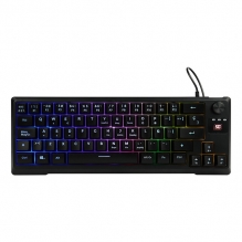 Teclado Gamer 65% Vorago Start The Game KB-506 | 7 Modos de iluminacion | Control de audio