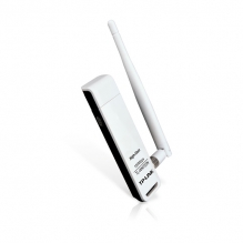 Tarjeta de Red USB Inalámbrica de alta potencia TP-Link TL-WN722N | 150Mbps | 2.4Ghz - MW150US