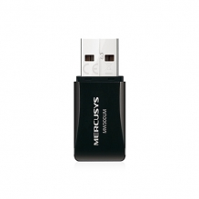 Tarjeta de Red Micro USB Inalámbrica Mercusys N 300 | 300Mbps | 2.4Ghz - MW300UM V3