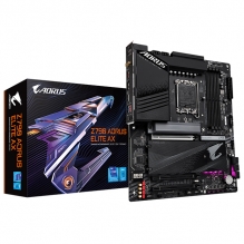 Tarjeta Madre Gigabyte Z790 Aorus Elite AX, ATX, 12th y 13th Gen Intel, LGA1700, DDR5 7600Mhz OC, x4 M.2, RGB Fusion 2.0, Wi-Fi 6E, Bluetooth 5.3