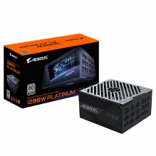 Fuente de Poder Gigabyte Aorus P1200W 80 Plus Platinum, Fully Modular, Smart FAN, Pantalla LCD - GP-AP1200G