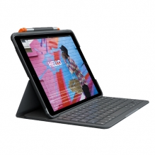 Funda con teclado para iPad Logitech Slim Folio Grafito (7.ª, 8.ª y 9.ª generación) | Bluetooth LE - 920-009473