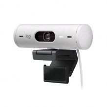 Camara Web Logitech Brio 500 Blanco Crudo | 1080P 30 Fps | 720p 60 Fps - 960-001426