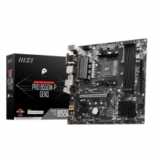 Tarjeta Madre MSI B550M-P GEN 3, Micro ATX, AM4, DDR4 4400Mhz OC, x1 M.2