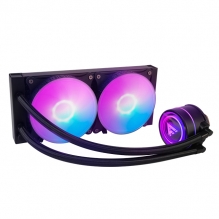 Enfriamiento Liquido GameFactor LQG601-BK RGB, 240mm, Compatible con Socket LGA1700