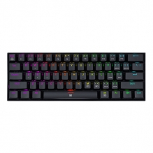 Teclado Gamer Mecanico 60% Redragon Dragonborn K630RGB Black, Switches Redragon Red