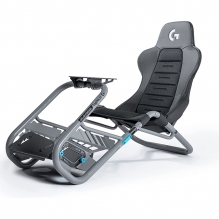 Simulador Playseat Trophy | Cabina de simulación de carreras Logitech G Edition | Totalmente ajustable | Compatible con todos los volantes Direct Drive | Ligero y robusto | Comodidad absoluta | ActiFit