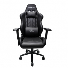 Silla Gamer GameFactor CGC601 XL, Piel, Reclinable, Negro