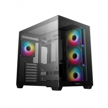 Gabinete DeepCool CG530 4F, Negro, 4 Ventiladores ARGB, Cristal Templado, ATX, Doble Cámara - R-CG530-BKADA4-G-1