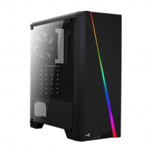 Gabinete Aerocool Cylon RGB Negro, Cristal Templado, 1 Ventilador, ATX - 4718009152335