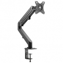 Soporte de Brazo para Monitor Ovaltech OVM-S1727, Hasta 27", Sistema VESA, Sube y Baja, Inclinación -45° a 45°, Horizontal o Vertical - OVM-S1727