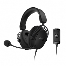 Diadema HyperX Cloud Alpha S Blackout, Alámbrico, USB, 3.5mm, PC, PS4, Stereo, 7.1 Surround, HX-HSCAS-BK/WW