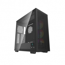 Gabinete DeepCool Morpheus,1 Ventilador x 420mm (3 en 1) ARGB, E- ATX, Negro - R-MORPHEUS-BK