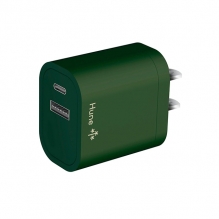 Cargador Hune Huron Bosque, Multiple USB y USB-C, Carga Rapida - AT-CC-WA-061-BOSQUE