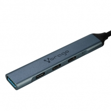 Adaptador Hub Vorago HU-205 USB Tipo-C x3, USB-A 3.0 x1 - HU-205