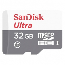 Memoria Micro SDHC SanDisk Ultra 32GB, Clase 10, 100 MB/s - SDSQUNR-032G-GN3MA