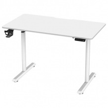 Escritorio Acteck Ergo Desk 1 ED717, Ajuste de altura electronico, 110 x 60 cm, Hasta 60kg, Blanco - AC-937306