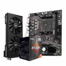 Combo de Actualización AMD Ryzen 5 5600GT / MSI A520M-A PRO / AMD Radeon XFX SWFT 210 RX6600