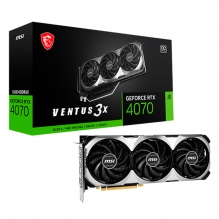 Tarjeta de video Nvidia MSI GeForce RTX 4070 Ventus 3X E1 12GB GDDR6, DLSS 3, Ray Tracing, Reflex, Studio 