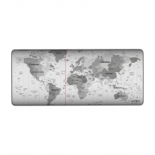 Mousepad Acteck Vibe Flow World MT494W, 80 x 35 cm, Gris - AC-941044