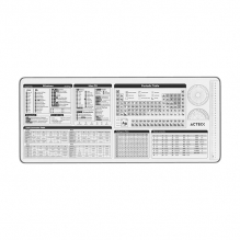 Mousepad Acteck Vibe Flow Tools MT494H, 80 x 35 cm, Blanco - AC-941082