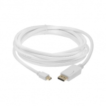 Cable Mini DisplayPort a DisplayPort, 10 Pies, Blanco - C04