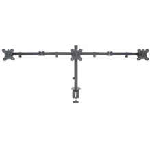 Soporte para Tres Monitores Manhattan, 13–27", Escritorio, VESA 75/100, Articulado – 461658