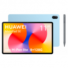 Tablet Huawei MatePad SE 11, 11", 8GB RAM, 128GB, incluye M-Pen Lite, FullView, azul &ndash; 53014GYW