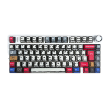 Teclado Mec&aacute;nico Inal&aacute;mbrico AULA F75 Comic, 75%, Star Vector Switch, Triple Conexi&oacute;n, Hot-Swap, Gasket, RGB, Espa&ntilde;ol &ndash; 8500-0078