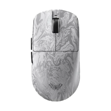 Mouse Gamer Inal&aacute;mbrico AULA X9 Max White, 26,000 DPI, PAW3395, 8000 Hz, Tri-Mode, 49 g, Bluetooth, 2.4 GHz, USB-C &ndash; 8500-0122