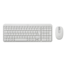 Combo Teclado y Mouse Logitech MK250 Inalámbrico, Compacto, Blanco – 920-013514