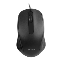 Mouse Alámbrico Acteck Optimize MA210, Sensor Óptico 1200 DPI, 2 Botones + Scroll, USB-A, Negro – AC-928830
