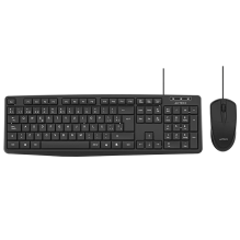 Kit Teclado y Mouse Al&aacute;mbrico Acteck Creator MK210, USB, Teclado Est&aacute;ndar 105 Teclas, Mouse &Oacute;ptico 1600 DPI, Negro &ndash; AC-928984
