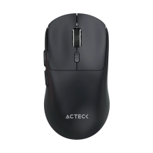 Mouse Ergonómico Multidispositivo Acteck Instinct Click MI484, 3200 DPI, 2.4 GHz + Bluetooth 5.2, 5 Botones, Recargable, Negro – AC-945646