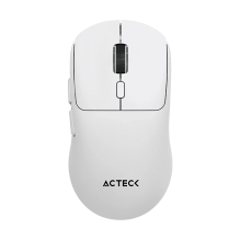 Mouse Ergonómico Multidispositivo Acteck Instinct Click MI484, 3200 DPI, 2.4 GHz + Bluetooth 5.2, 5 Botones, Recargable, Blanco Avena – AC-945653