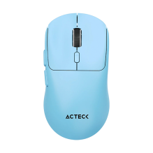 Mouse Ergonómico Multidispositivo Acteck Instinct Click MI484, 3200 DPI, 2.4 GHz + Bluetooth 5.2, 5 Botones, Recargable, Azul – AC-945660