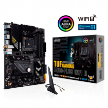 Tarjeta Madre ASUS TUF Gaming B550-Plus WiFi II, AM4, DDR4, PCIe 4.0, WiFi 6, ATX – TUF GAMING B550-PLUS WIFI II