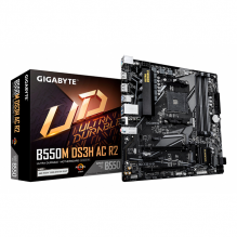 Tarjeta Madre Gigabyte B550M DS3H AC R2, Micro-ATX, Socket AM4, DDR4 4733 MHz, Wi-Fi AC – B550M DS3H AC R2
