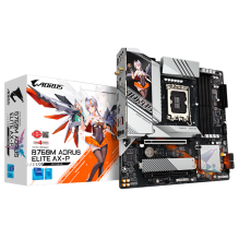 Tarjeta Madre Gigabyte B760M AORUS ELITE AX-P, Micro-ATX, LGA1700, DDR5, 2x M.2 PCIe 4.0, Wi-Fi 6E, 2.5GbE – B760M A ELITE AX-P