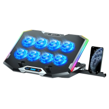 Base Enfriadora para Laptop Balam Rush EOLOX FROST PRO EF760, 17", 15 Ventiladores, RGB, 8 niveles, USB-A/USB-C – BR-941129