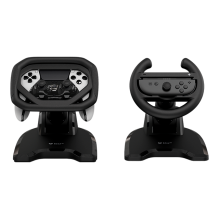 Volante Adaptador Balam Rush Joy Wheel JW300, Compatible con PS5 y Nintendo Switch, Negro – BR-943611