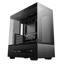 Gabinete DeepCool CH690 DIGITAL, ATX, Panel Dual Vidrio, Soporte 420 mm, Display Integrado – R-CH690-BKNNA0D-G-1