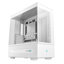 Gabinete DeepCool CH690 DIGITAL WH, ATX/E-ATX, Soporte 420 mm, Panel Dual Vidrio, Display Integrado – R-CH690-WHNNA0D-G-1