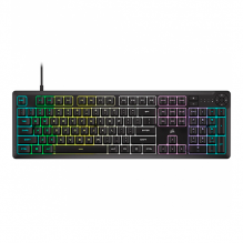 Teclado Gamer Corsair K55 Core RGB, Membrana, Switch Rubber, Retroiluminación RGB, Ingles – CH-9226C65-NA