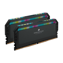Memoria RAM Corsair Dominator Platinum RGB DDR5 64 GB (2×32 GB) Tray, 5200 MT/s, CL40, Intel XMP, 1.25 V, Negro – CMT64GX5M2B5200C40